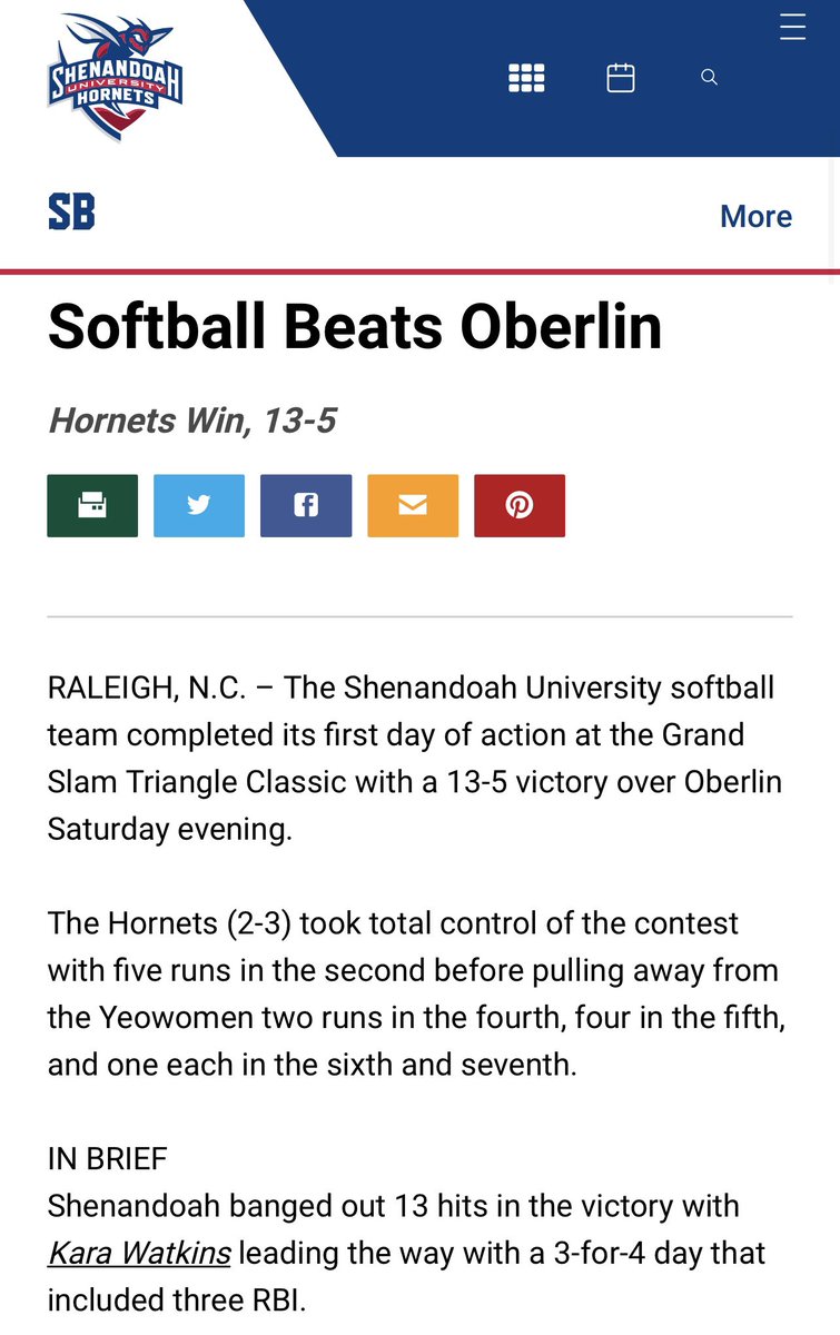 gold_18u's tweet photo. Congratulations to Freshman Shenandoah Kara Watkins on getting her first Collegiate hits this past weekend. She went 3 for 4 with 3rbi💪💔 @SUHornetsSB @KaraWatkins_8 https://t.co/CRIGhfNxpD
