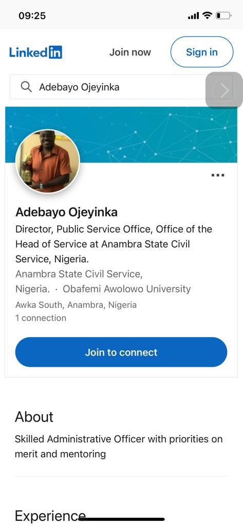 agupard_a's tweet photo. @iam_ayooyewumi He is currently a Director in Anambra civil service. He came as NYSC guy but loved the place and the people loved him. He has grown through the ranks. I wonder if an Anambra man can easily ride to director level in the Osun or Ekiti civil service of today. https://t.co/GzuT23HEYW