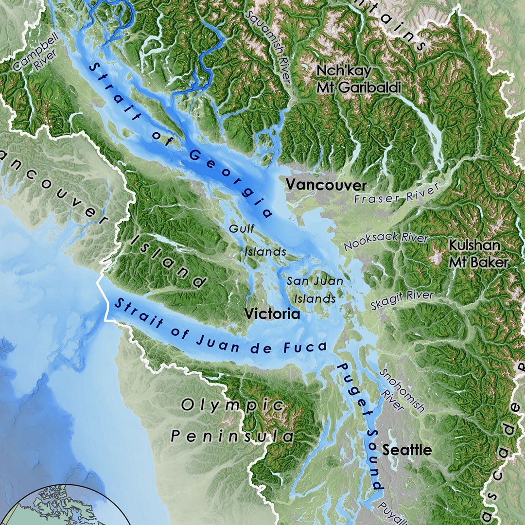 Join us and Aquila Flower, WWU associate professor of geography, this Thursday, March 9 at 4:30pm in Academic West, Room 204 or online via Zoom for Environmental Speaker Series: Creating an Atlas of the Salish Sea Bioregion. For more information visit: ow.ly/UxmH50Najos