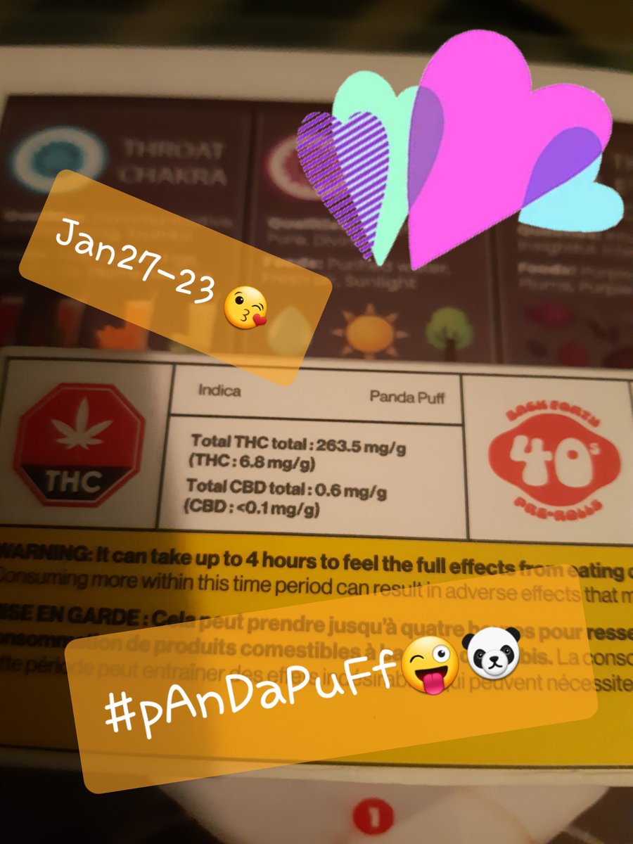 myla_anderson's tweet photo. Monday smashed and overr...grabbed these little sweets on the way home. I LOVE anything @b40cannabis ... #welldone, #passionplantpowerpurpose, #itsmeMyla, #pandapuff, #beekind, #peace😁😊💖 https://t.co/dLihGcixqv