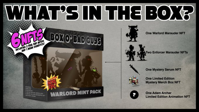 DeeZe ⛳🏌️♂️ (@deeze) on Twitter photo As 👑 of the <a href="/nuclearnerds/">Nuclear Nerds</a> bracket, we got a few goodies to giveaway to the fam.
First up, we got a Box O Bad Guys worth 0.333 ETH
I'll pick a winner in 24 hours, all you need to do is:
✅Follow <a href="/wedoalittlepod/">We Do A Little 🫡</a>
✅RT this tweet As 👑 of the <a href="/nuclearnerds/">Nuclear Nerds</a> bracket, we got a few goodies to giveaway to the fam.
First up, we got a Box O Bad Guys worth 0.333 ETH
I'll pick a winner in 24 hours, all you need to do is:
✅Follow <a href="/wedoalittlepod/">We Do A Little 🫡</a>
✅RT this tweet