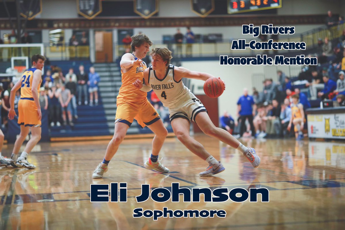 Congratulations to Eli Johnson on his selection to the Honorable Mention Big Rivers Conference Team