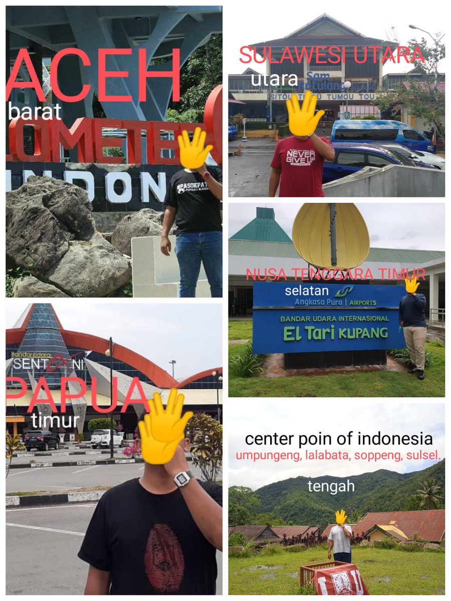 titik tengah indonesia, di umpungeng, lalabata, soppeng, sulawesi selatan. menjadi penutup untuk pelengkap mengunjungi arah mata angin indonesia. 
sebelumnya, dari indonesia sebelah barat. provinsi ter-utara dan selatan. kemudian papua berada di paling timur.
PALALIPA🖖