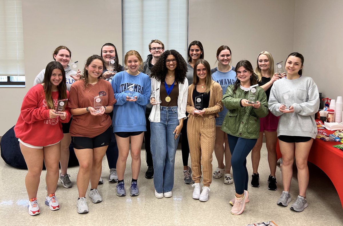 Itawamba Community College’s Upsilon Sigma PTK chapter officers sporting some new trophies! Not pictured: Marly Moore &amp; Kenzie Priest. <a href="/PHITHETAKAPPA/">Phi Theta Kappa Honor Society</a> <a href="/ItawambaCC/">Itawamba CC</a> #IAmPTK #TheBestStartHere #ICC #RollTribe #PTK #PhiThetaKappa