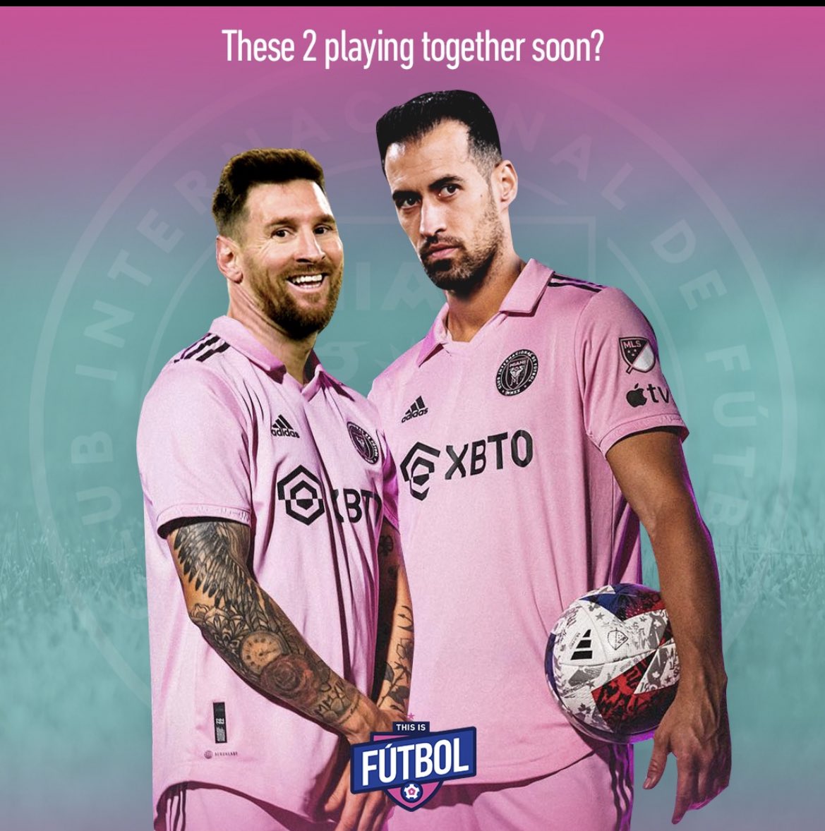 #TIFutbolPodcast Family… one of these two starts FOR SURE… the other how are we feeling? Does he IMMEDIATELY slot in, no doubt his experience would be more than welcomed… Good Times to be AN #InterMiamiCF fan! #LaFamilia #LaNoche #Messi #Busqets