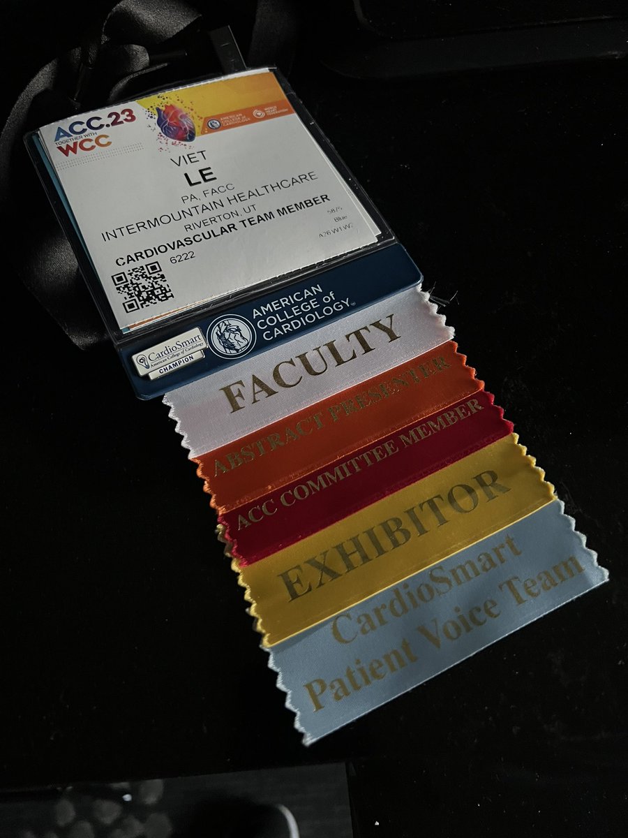 @jasonmcarlton @Intermountain @careyvanwagoner @KirkKnowlton @ACCinTouch @Jess_Intermtn every year I absolutely love coming to @ACCinTouch Scientific Conferences, seeing everyone, and learning new science. Lets implement what we have learned, push our knowledge more. #acc23 See yall at #acc24 #LetsScience