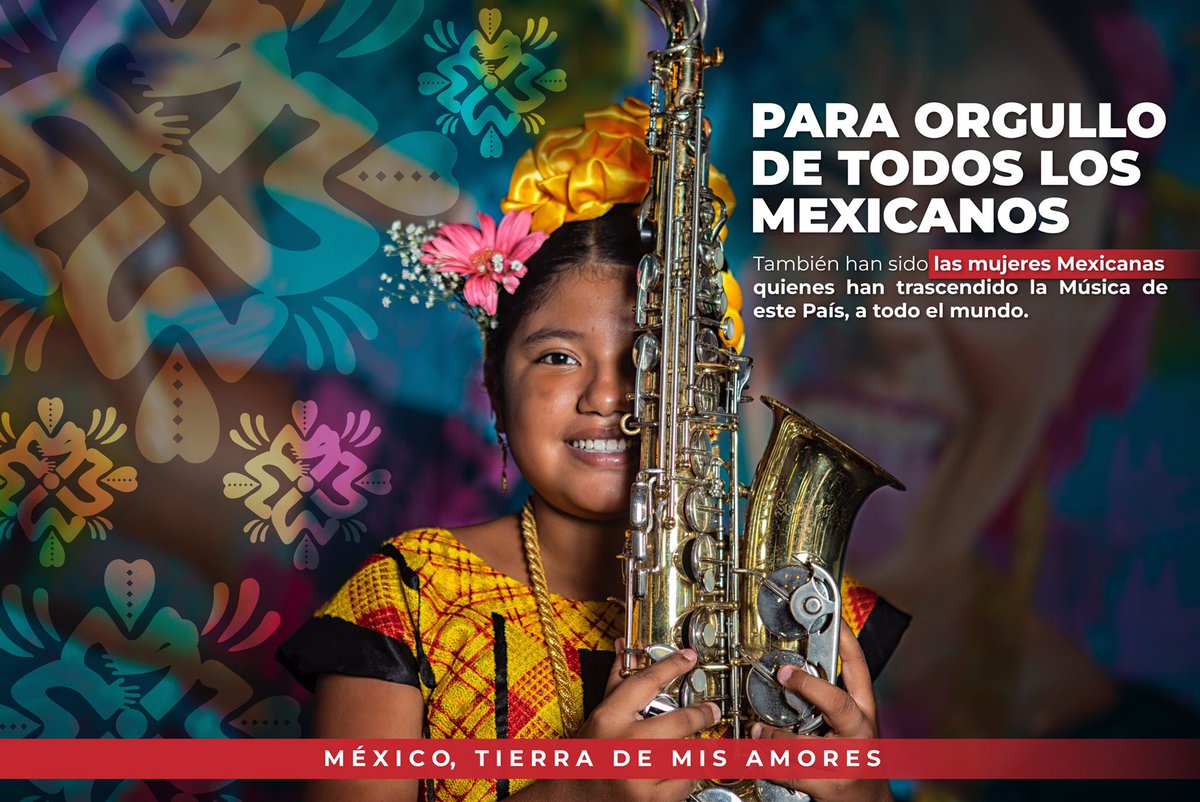 mxtierrademisam's tweet photo. “Y si vivo cien años, cien años pienso en la música mexicana” 🎶

Caracterizados por la alegría, buen humor, sensibilidad, amabilidad, cómo todas las mexicanas 🇲🇽

#mexico #musica #mariachi #musicaranchera #Regionales #regionalmexicano #orgullo #mujer #mexicotierrademisamores https://t.co/24hBMBsCbA