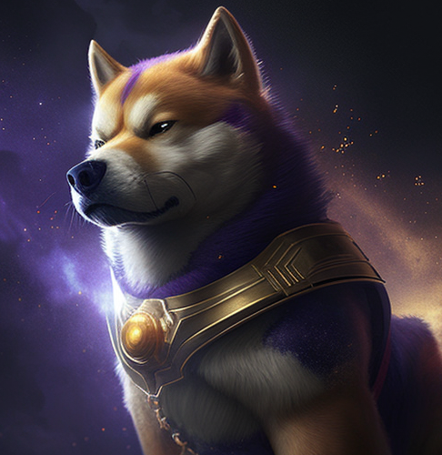 ShibaFts's tweet photo. Shiba Inu The Dog of Infinity

Shiba Inu  $Woof #Binance

#Shiba Inu Coin To The Moon Just Go 

#ShibaNfts - https://t.co/rCvXDLNl43    

 #shiba #SHIBARMYSTRONG #Shibarium #SHIB #NFT #NFTs #nftarti̇st  #NFTCommunity #OpenSeaNFT #NFTGiveaway #nftart $ETH $Matic
#Thanos #Dog https://t.co/w1p54A3OzO