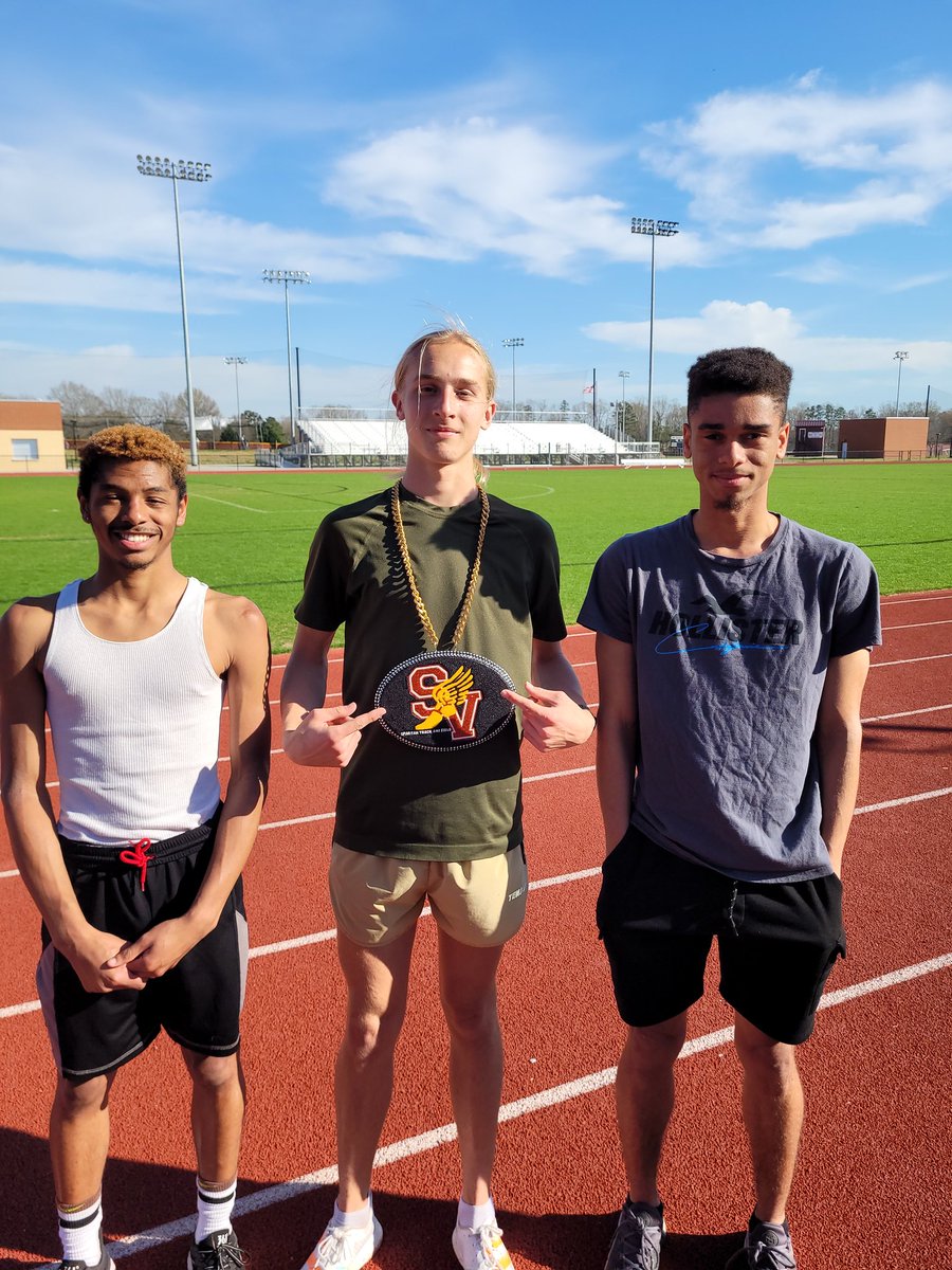 Congratulations to our Spartan Athletes of the Meet.  At the Spring into the Season meet last Saturday, Joseph Ferguson finished in 3rd place with a PR throw of 40 feet.  Damon, Keenan, DeMarion and Don finished 2nd in the 4x400.  Great job guys!  <a href="/SVHS_Athletics1/">Sun Valley High School Sports</a> <a href="/SunValleyHSNC/">Sun Valley High School</a>