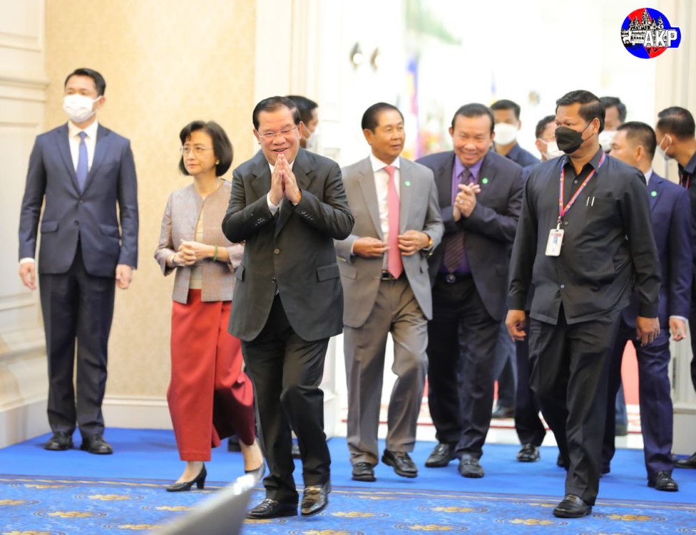 Peace_Palace_KH's tweet photo. PM Samdech Techo @hunsencambodia presides over the celebration of the 112th Anniversary of the International Women’s Day  at the Peace Palace in Phnom Penh this morning https://t.co/kfWBuJqE8Y