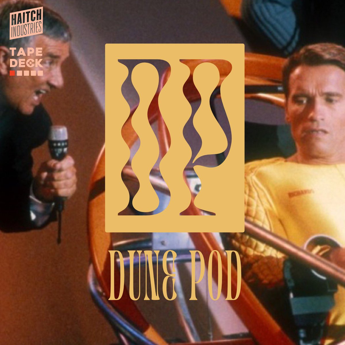 goldman's tweet photo. Rejoined by podcasting legends @dale_a of @batnspider and @JonesyLovesBeer or @twinviperspod! The unbeatable tag team joins us to discuss Arnold Schwarzenegger at his peak handsomeness in THE RUNNING MAN https://t.co/T4M5JXB3Wt