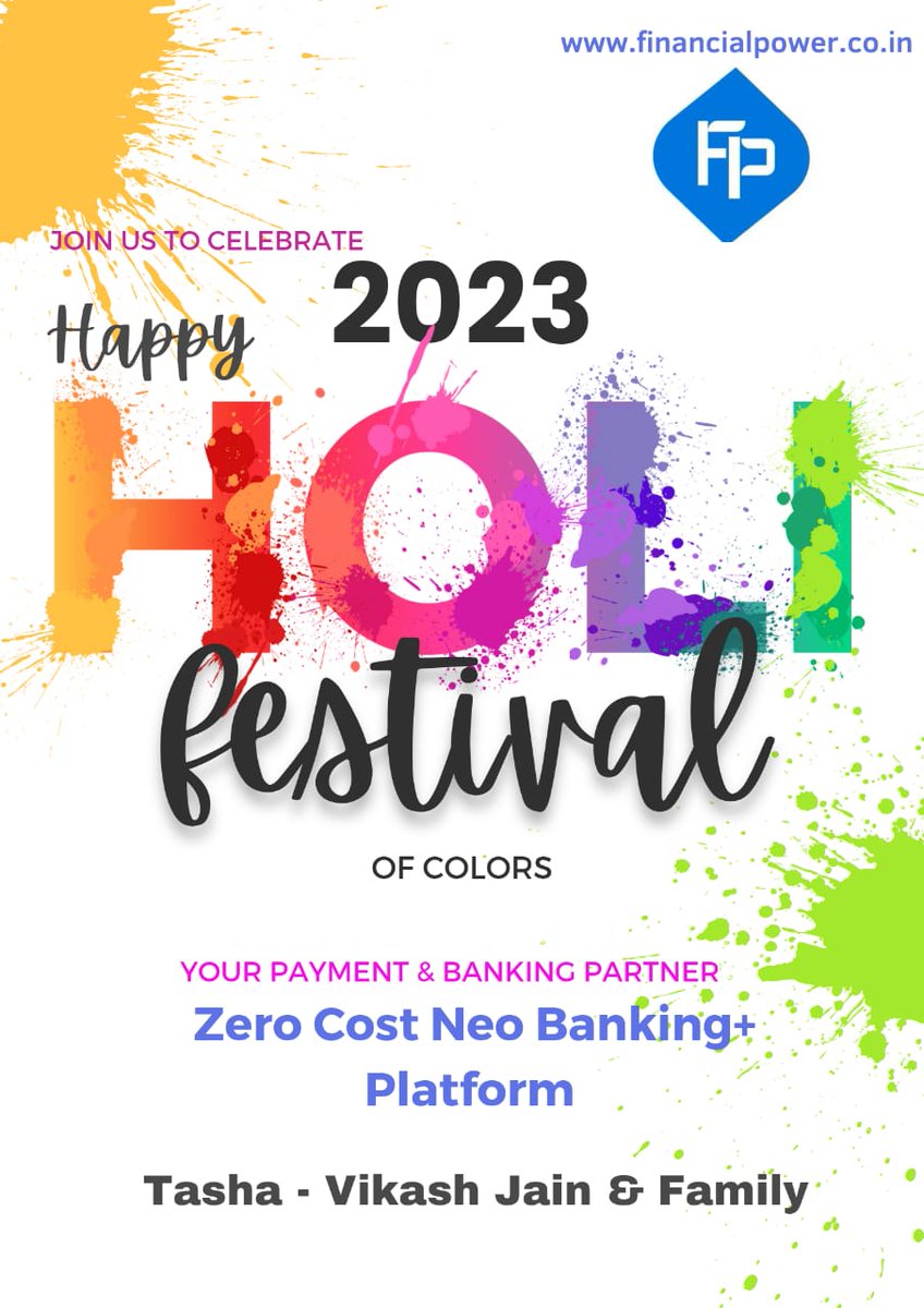 1_stop_finance's tweet photo. Happy Holi Dear Friends... https://t.co/osCgS29hBd