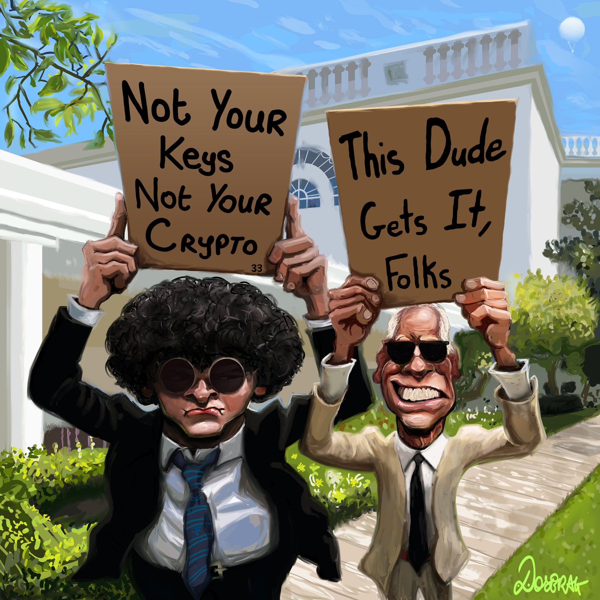 stretch_kyle's tweet photo. I got drawn to buy not one but two @33NFT NFTs in this weeks drop!!!
Here is the first ‘Dude with Your Money’ #5/33 @dosbrak 🖤 😎
#33NFT #Gold #NiftyGateway #NotYourKeysNotYourCrypto https://t.co/RxaRXUtxfp