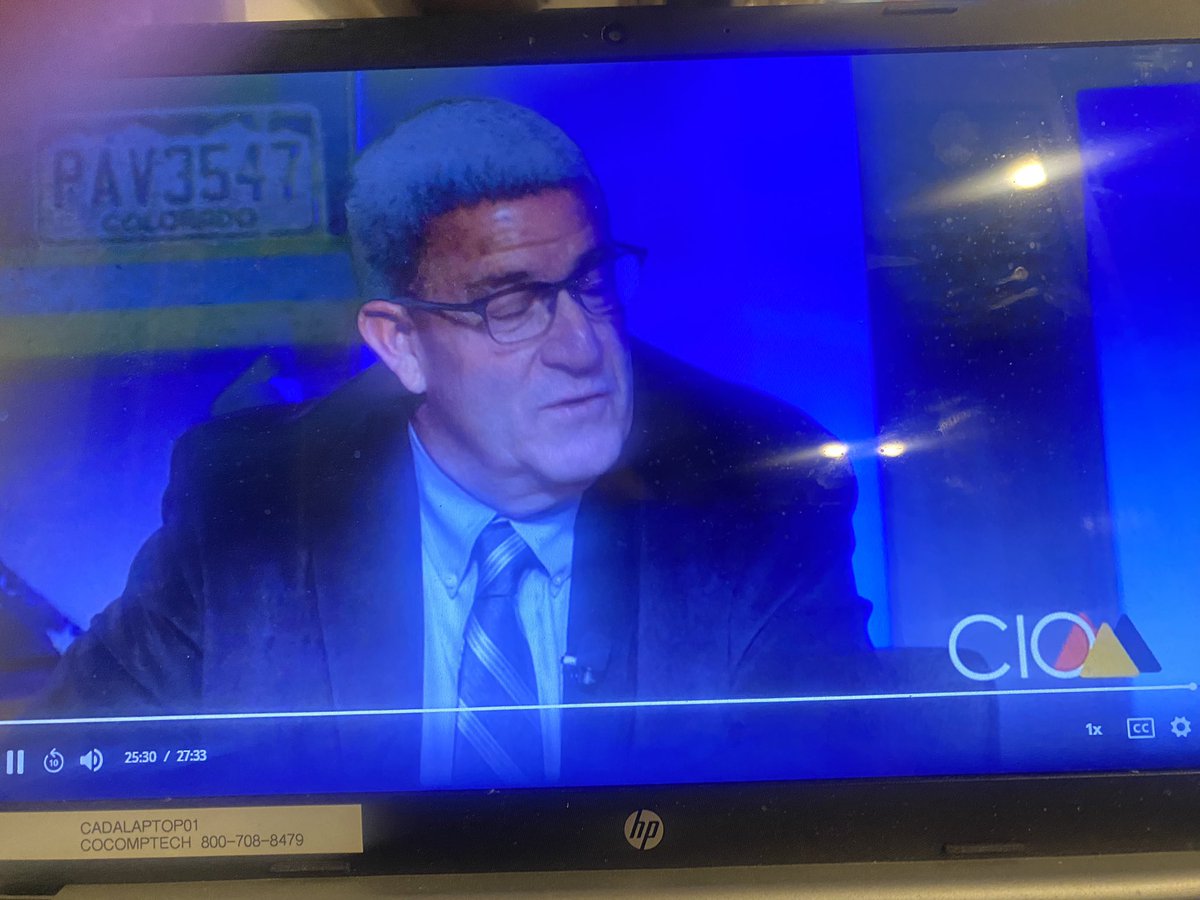 TimWJackson's tweet photo. Catching up on Friday’s episode of #ColoradoInsideOut #CIO @PBS12_CO @calhounwestword @KristaKafer @MGoodland @Kyle__Dyer @ericsondermann #CoLeg #CoPolitics https://t.co/jGlCXyXwaq