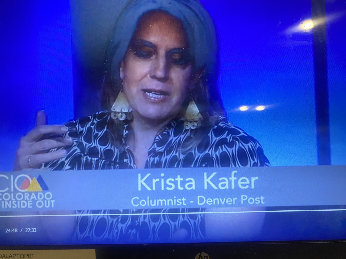 TimWJackson's tweet photo. Catching up on Friday’s episode of #ColoradoInsideOut #CIO @PBS12_CO @calhounwestword @KristaKafer @MGoodland @Kyle__Dyer @ericsondermann #CoLeg #CoPolitics https://t.co/jGlCXyXwaq
