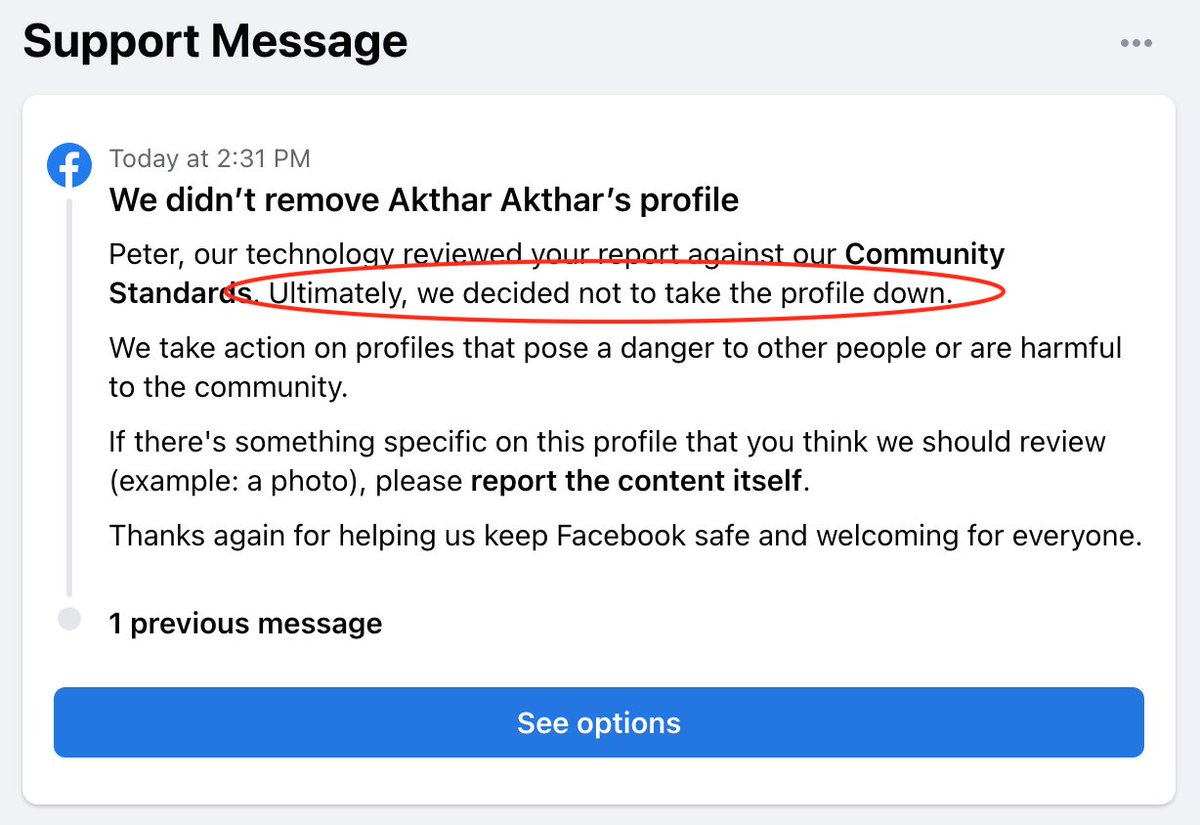 peterthoeny's tweet photo. Facebook is rotten to its core. They only care about shareholder value, not its users. I report 30+ spammers/day who post s*xually suggestive videos in groups I manage, &amp; get a "don't care" response or an error message. We are the product, not the customers at FB. #facebook #spam https://t.co/RBy7JYfiEw