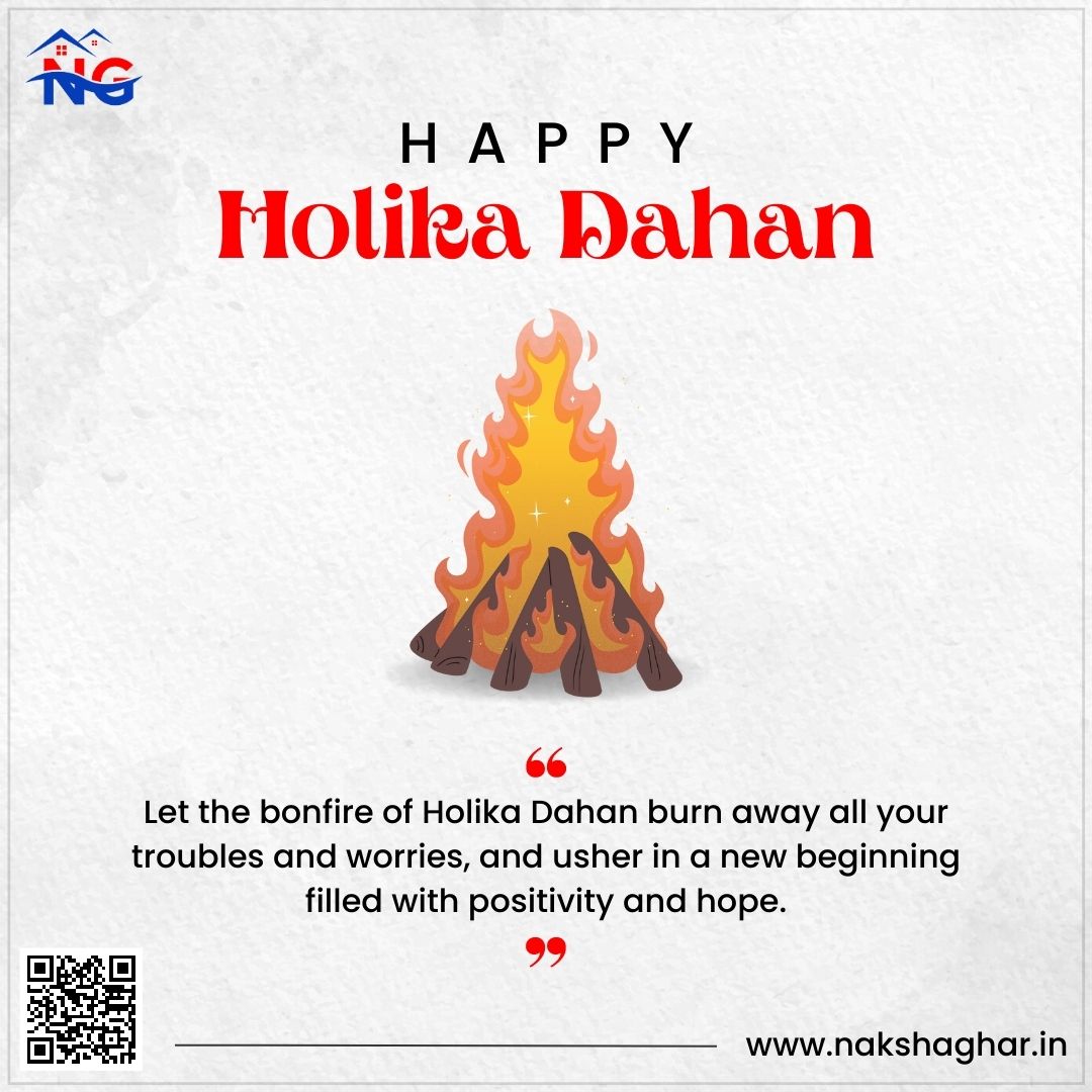 Let the bonfire of Holika Dahan burn away all your troubles and worries, and usher in a new beginning filled with positivity and hope.
#HappyHoli #HolikaDahan

 #NakshaGhar #2D #HomePlanning #Planning #ShapeYourDreamHome #House #Elevation