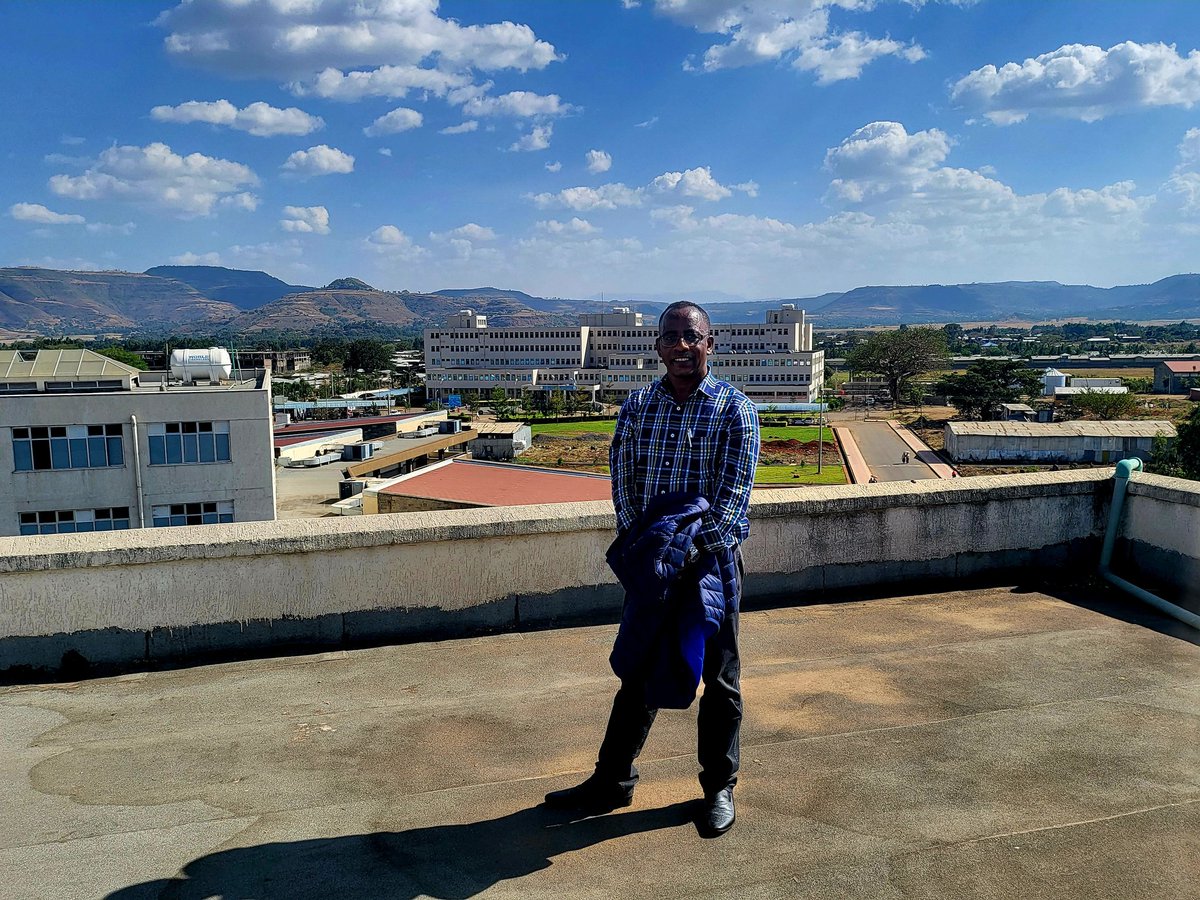 YeshigetaG's tweet photo. It was an honor for us to host Prof Tesfaye Mersha @DrTMersha from University of Cincinnati, USA &amp; #AfRIE, &amp; Adjunct Prof. of genetic epidemiology &amp; pediatrics at @bduethiopia. Your effort to build the academic &amp; research capacities at @medicine_bdu &amp; beyond is highly appreciated https://t.co/D2cFg1lQPZ