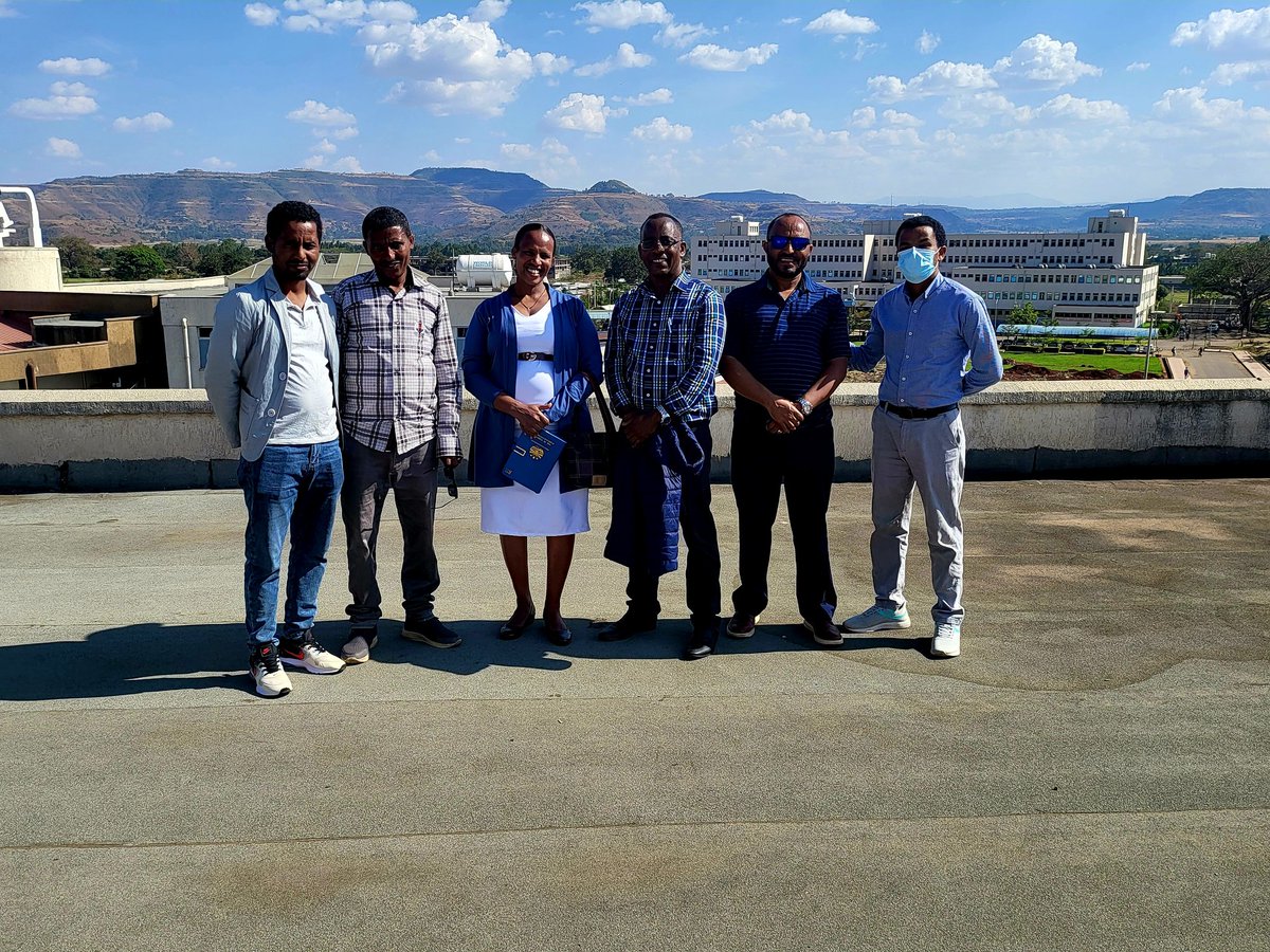 YeshigetaG's tweet photo. It was an honor for us to host Prof Tesfaye Mersha @DrTMersha from University of Cincinnati, USA &amp; #AfRIE, &amp; Adjunct Prof. of genetic epidemiology &amp; pediatrics at @bduethiopia. Your effort to build the academic &amp; research capacities at @medicine_bdu &amp; beyond is highly appreciated https://t.co/D2cFg1lQPZ