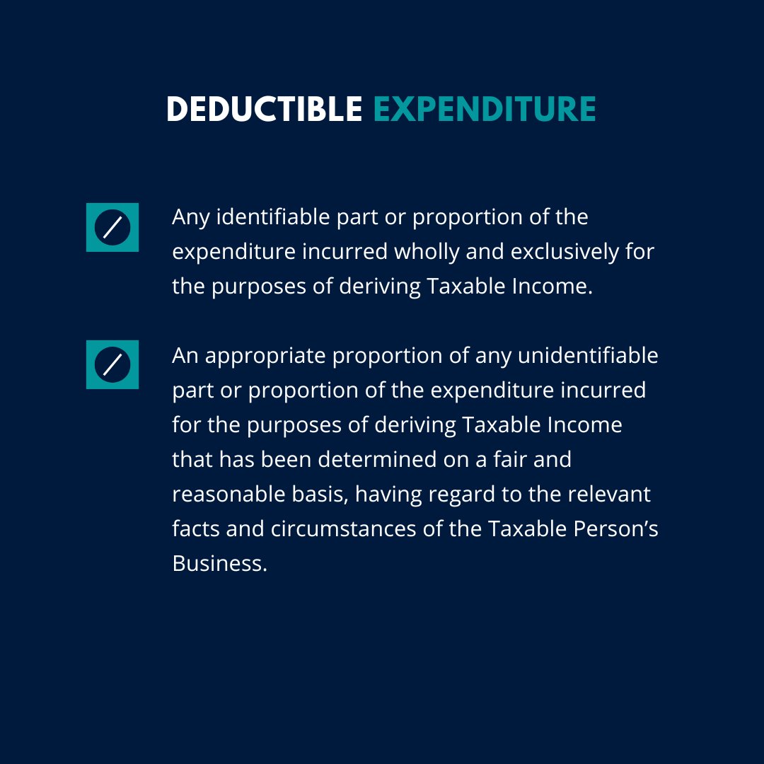 CalxAdvisors's tweet photo. Under the UAE's Corporate Tax law check which expenses are deductible and which are exempted. For any further information leave a comment below.
#corporatetax #CTlaw #fta #uae https://t.co/NzNumui0xZ