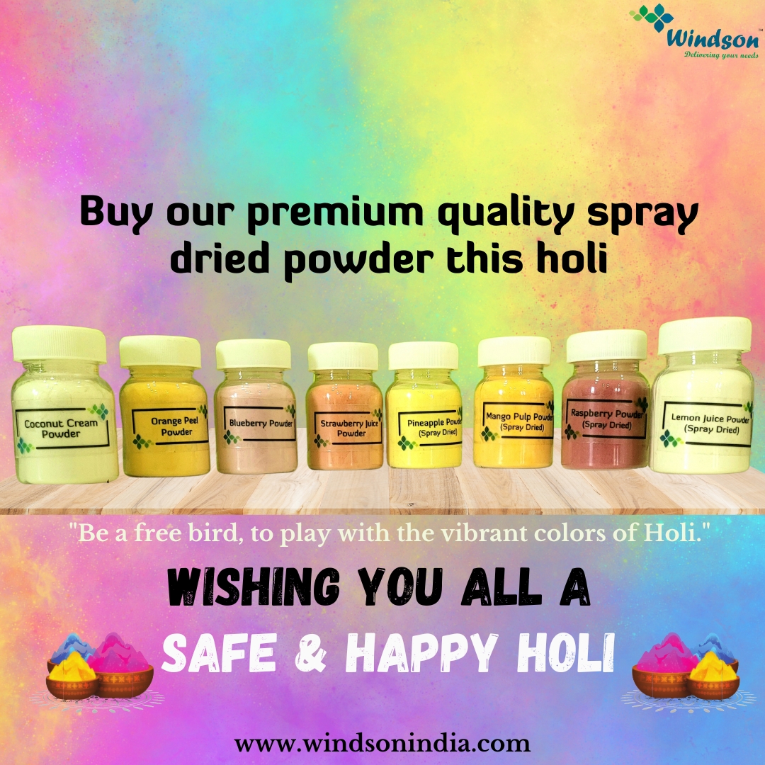windsonindia's tweet photo. "Wishing you and your family success, happiness and prosperity this Holi and always! 
Have a colourful and joyous Holi!" 

#windsonindia #safeholi #happiness https://t.co/AQkzldJPB2