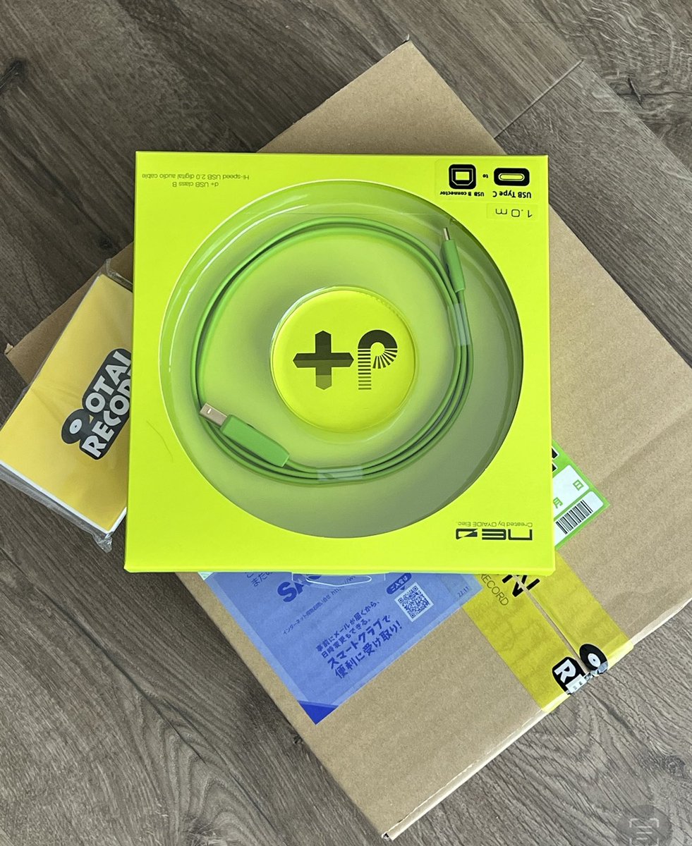 dj_junsaku's tweet image. 爆速で到着🔥 OYAIDEのUSBケーブル
d+USB Type-C classB/1.0 をOTAI RECORDにて購入👍 
2023オタレコ神社「お年玉プレゼント大抽選会」参加賞のポイント使わせていただきました😆

DJ機材に使うケーブルは全てOYAIDEのケーブルで統一してます。

#オタレコ #oyaide #usbケーブル