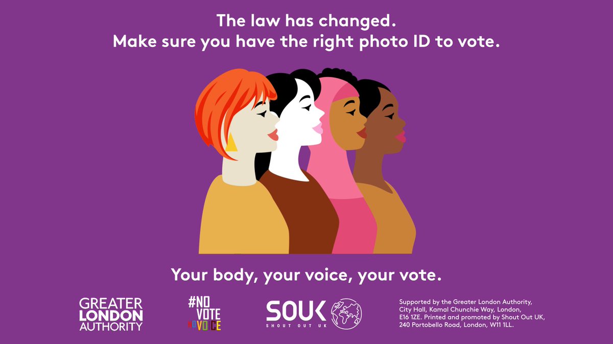volaction_is's tweet image. Tomorrow is International Women's Day!
From May 2023 you will require a photo ID to vote at local elections in England
Apply for yours today!
gov.uk/apply-for-phot…
#IslingtonTogether #NoVoteNoVoice #EmbraceEquity