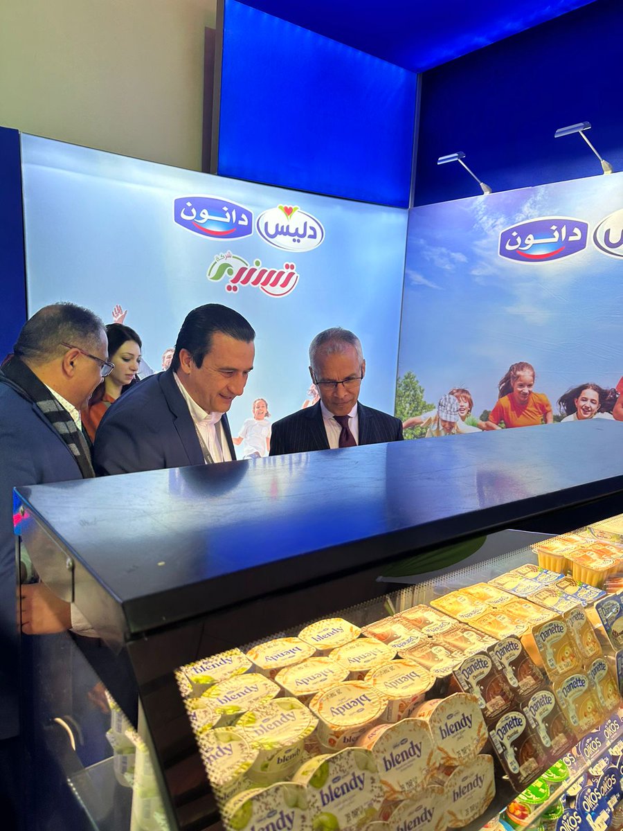 Mostafa_Mihraje's tweet photo. Heureux de ma visite au Salon #LibyaFood 2023 et ravi de rencontrer les 3 sociétés 🇨🇵 représentées : @Danone via Delice-Danone, #Eurogerm & #Chopin
Salon opportun 👍pour booster l'économie 🇱🇾 avant le #Ramadan
@AmbaFranceLibye @francediplo @MEDEF_I https://t.co/7UcHjTClOC
