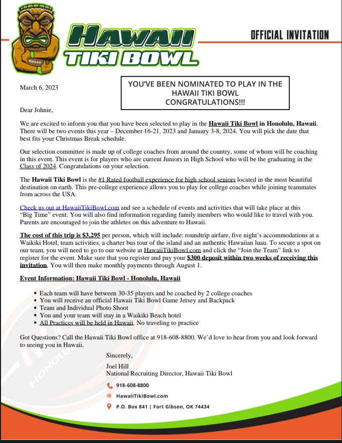 Blessed to be invited the <a href="/HawaiiTikiBowl/">Hawaii Tiki Bowl</a> in Hawaii 🙏🙏