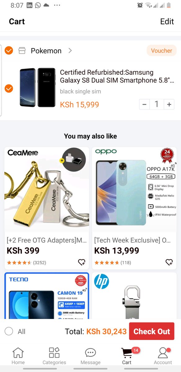 LelyMilly's tweet photo. @Kilimall #KilimallTechWeekSale 3 of this needed urgently by my friends after they liked my s8+ https://t.co/7yQCFvpyze