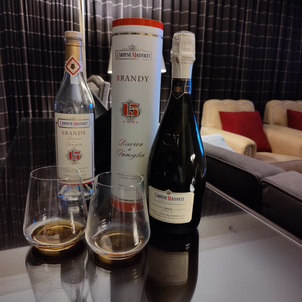 WildTurkey1000's tweet photo. After enjoying a small bit of @CarpeneMalvolti brandy every year on our Italian wedding anniversary, we are sadly out 6 years later... until we get to visit their winery again. https://t.co/RRn7HrigTj