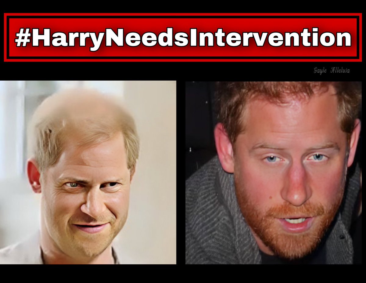 gAlleluia7's tweet photo. Guys, #HarryNeedsIntervention. #MeghanMarkle has introduced him to an occultist religion. I’m worried about him at this point. #TRF #HarryNeedsHelp. He needs to flee from that devil. https://t.co/wdW8tDRNja