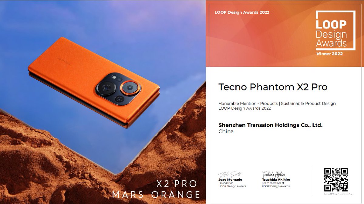 Tecnomobileph's tweet photo. Meet #PHANTOMX2Pro in Mars Orange, which comes with the world's first 100% renewable fiber back cover.
Shopee - https://t.co/ysW5RTBdc7
#TECNO #PHANTOMX2Pro #ecofriendly #LessPlasticMoreFantastic https://t.co/mk0q9eLl1y