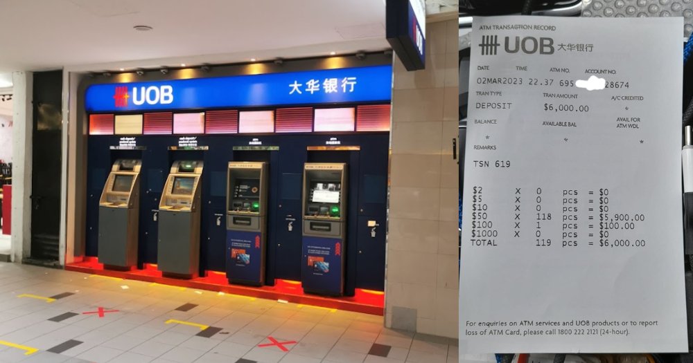 Mothership On Twitter Man Puts S 6 000 Into UOB Cash Deposit Machine mothership-on-twitter-man-puts-s-6-000-into-uob-cash-deposit-machine