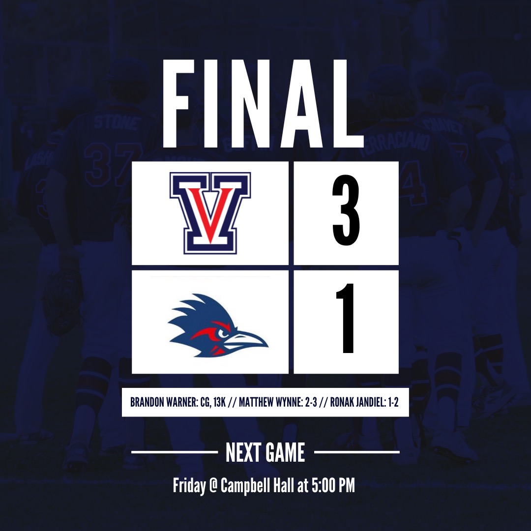 _PatsBaseball's tweet photo. Good night at the park 💪

Viewpoint 3. Crossroads 1
Brandon Warner complete game victory, 13 K 

Brandon Warner 2-3
Matthew 2-3, triple 1 RBI
Ronak Jandial 1-2 RBI 

#GoPats https://t.co/GL6YrQCBfu