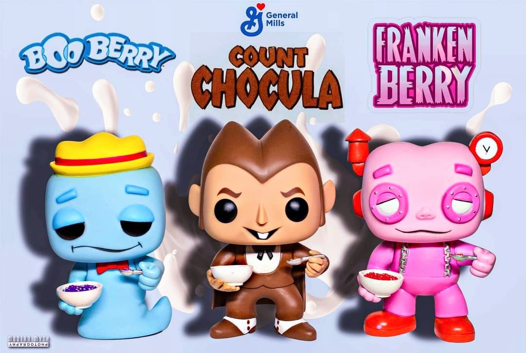 _ModernMyth_'s tweet image. #NationalCerealDay 
#BooBerry
#CounyChocula
#FrakenBerry 
@OriginalFunko #ModernMythPhotography