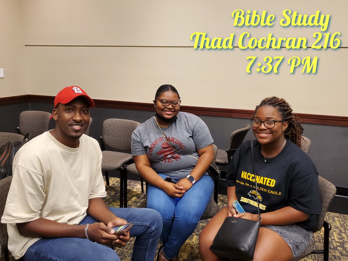 UsmLighthouse's tweet photo. Join us on Tuesday, March 7th for Bible Study at 7:37 PM in Thad Cochran 216.  We hope to see you there! #lighthousecampusministry https://t.co/eK6Jk3uBBn