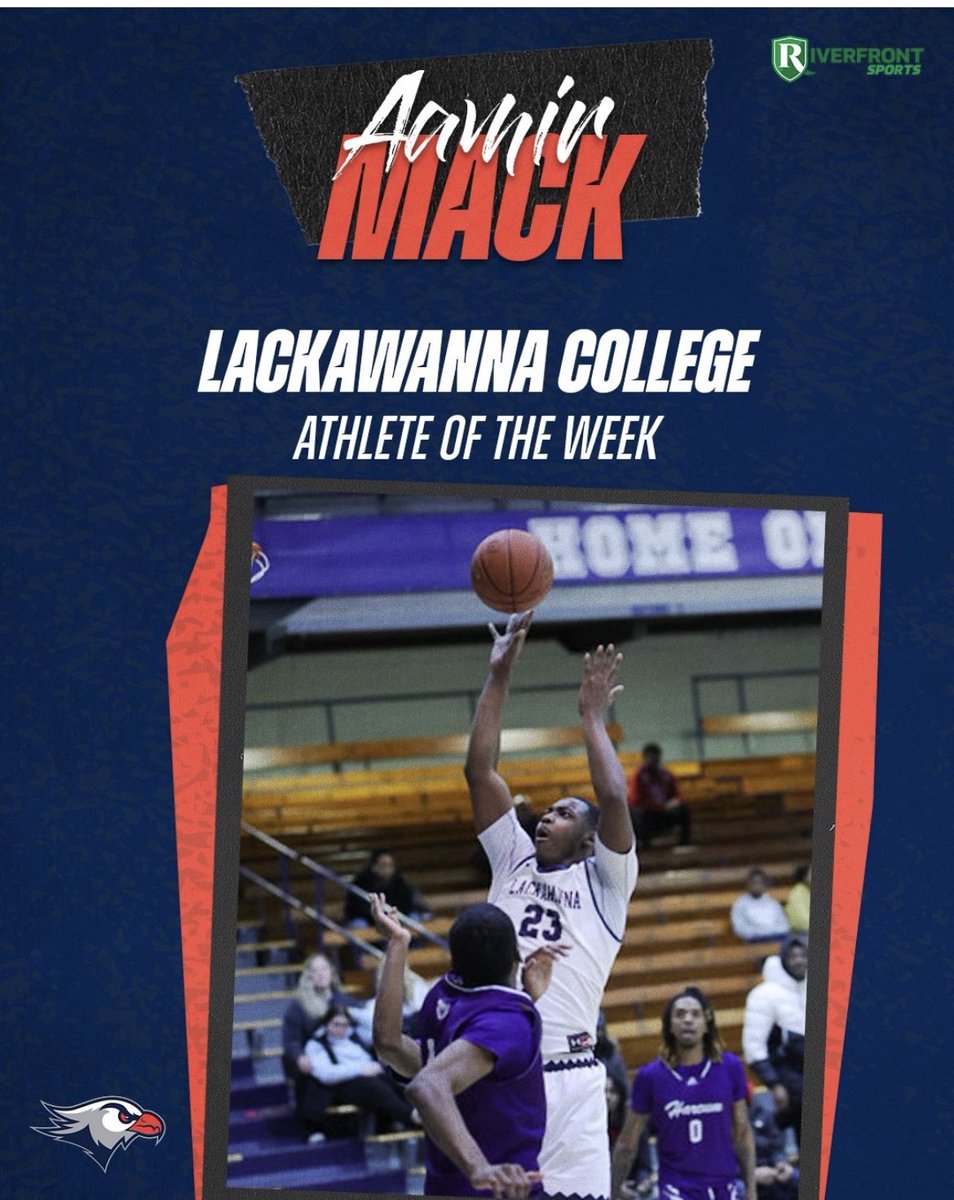 LackawannaMBB's tweet photo. The Falcons have collected some post season hardware: Nasir Brown - 1st Team Region19, Malek Mims - 2nd Team Region19 &amp; All-EPAC, Aamir Mack - Athlete of the Week &amp; All-EPAC, Caleb Mims - EPAC player of the year, &amp; Landon Gabriel - EPAC Coach of the Year! #GoFalconsTakeFlight https://t.co/8yULTEIUzi