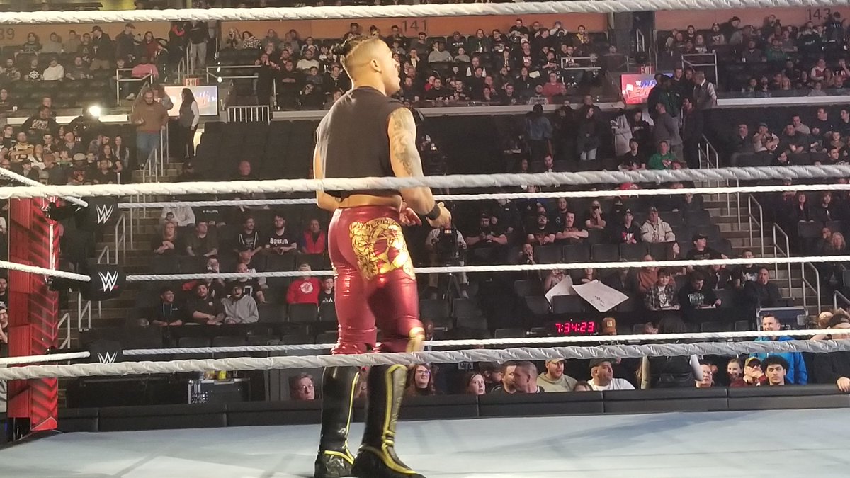 JacobAlman's tweet image. So happy for @Carmelo_WWE in Boston