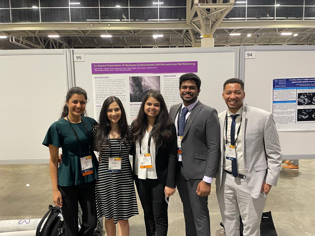 MCMC_IMres's tweet photo. Our amazing IM residents presenting their research @ACCinTouch in NOLA! Making MCMC proud 👏 https://t.co/gRFHESmzlm