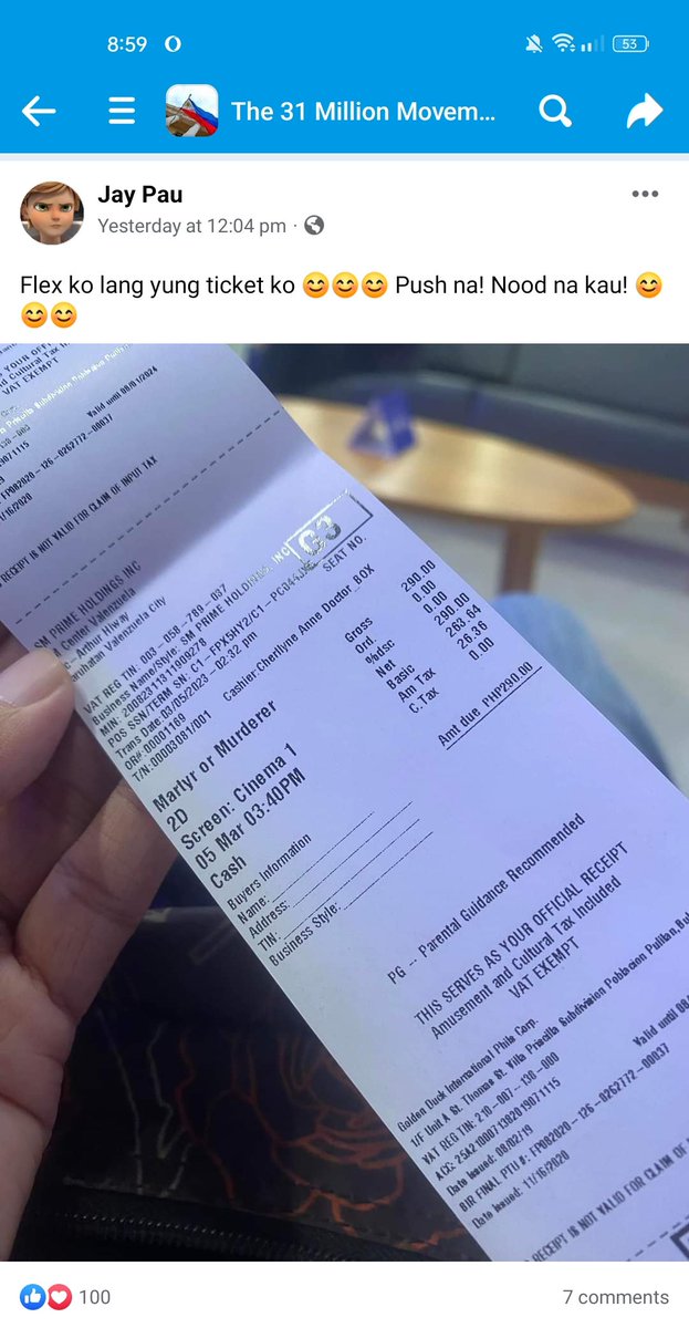 HannahLCruz's tweet photo. @giddykyuti Hello po dont forget to join the biggest online community &amp; the most active group " The 31 Million Movement " in facebook. Para mashare nyo din po ang picture nyo sa #MartyrOrMurderer gaya nila check the photos below. https://t.co/JxcFGKvaSf