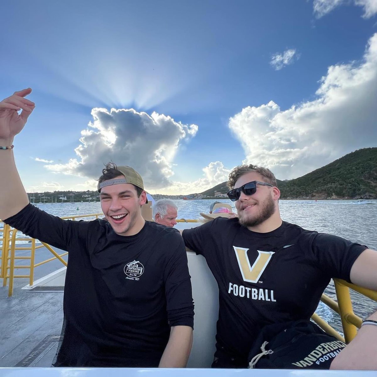 BapstCindy's tweet photo. Vandy is a band of brotherhood. These two boys have a relationship that is so deep. I love my sons!  So proud of what both of them represent!!  Happy Son’s Day. https://t.co/uDzzNePWql