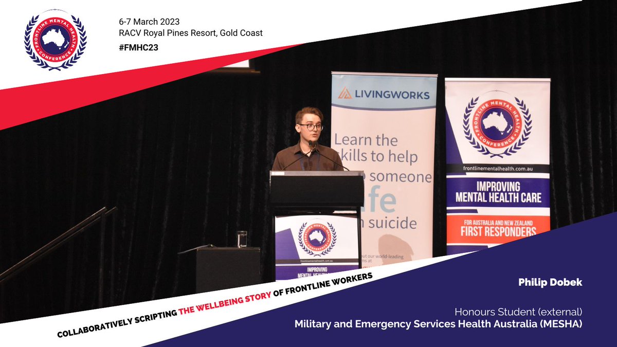 anzmha's tweet photo. Philip Dobek's research sought to establish foundational literature in LGBTQIA+ experiences and perceptions within Military and Emergency First Response industries via qualitative systematic review and meta-synthesis. #FMHC23 @MESHealthAus https://t.co/oUzOzsi3C4