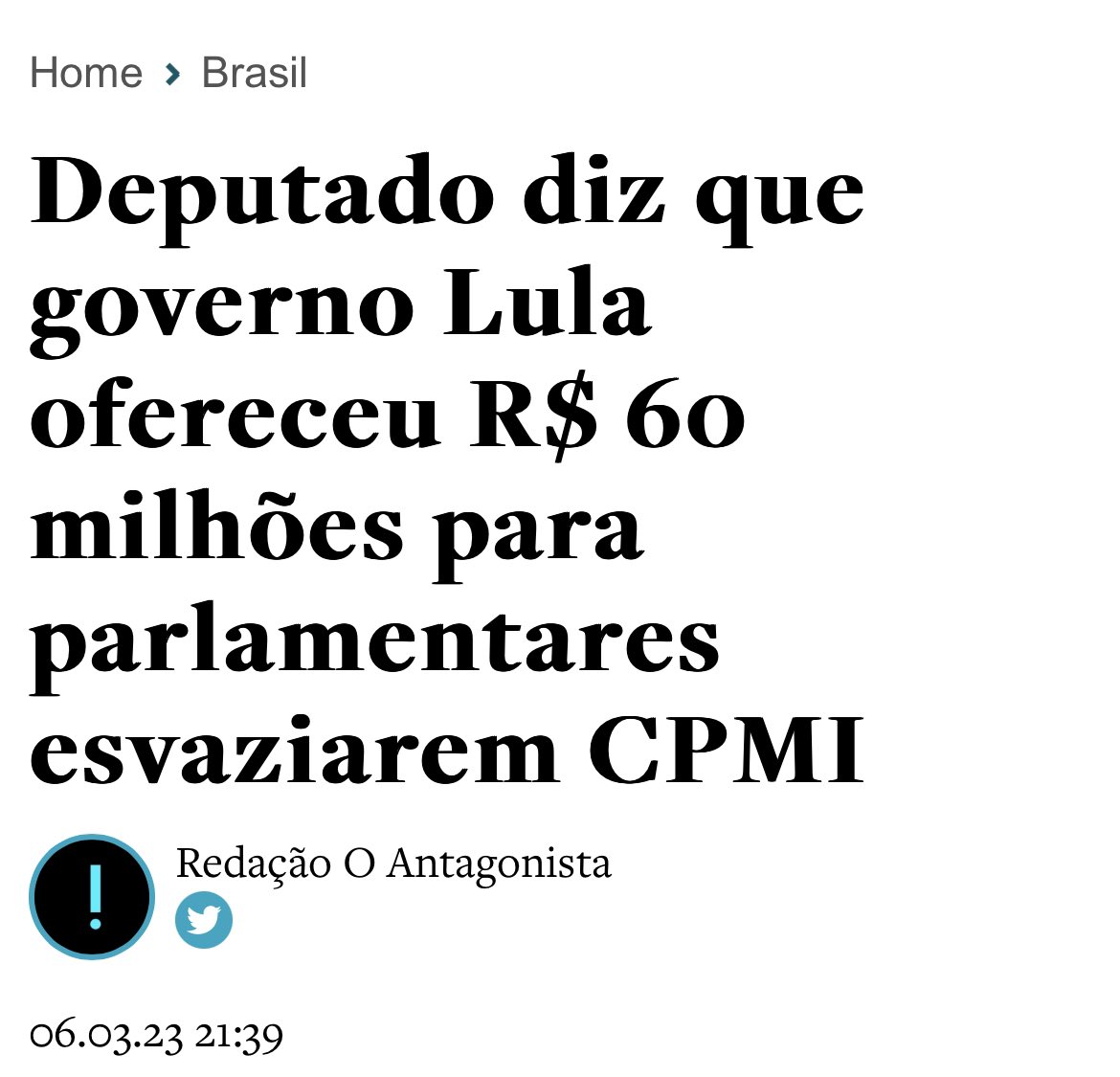Maubmarcon's tweet photo. Lula está oferecendo emendas para os deputados que tirarem a assinatura do pedido da CPMI do dia 08/01.
A pergunta que fica é: Do que Lula tem tanto medo para estar neste nível de desespero?
Como NÃO me vendo, minha assinatura seguira lá! https://t.co/eMmpxRJzZS