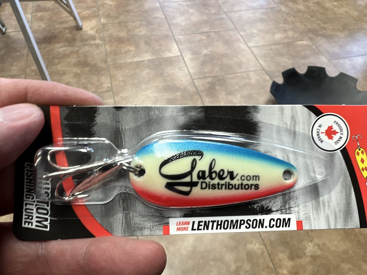 Glow in the dark custom Len Thompson lures. Available with purchase only. Can’t wait to try these out ice fishing. 

#farming #canadianag #albertaag #manitobaag #harvest #westcdnag #tillage #seeding #saskag #fishing #lenthompson #icefishing #customlure