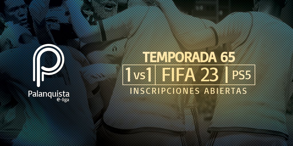 La <a href="/LigaPalanquista/">Palanquista e-liga</a> sigue buscando gente con ganas de divertirse en su liga de 1vs1.
Llevamos más de 12 años y no paramos 💪.

Si quieres saber más, no dudes en mandar Md a su twitter.

Se agradece rt, gracias a todos 💛🖤.