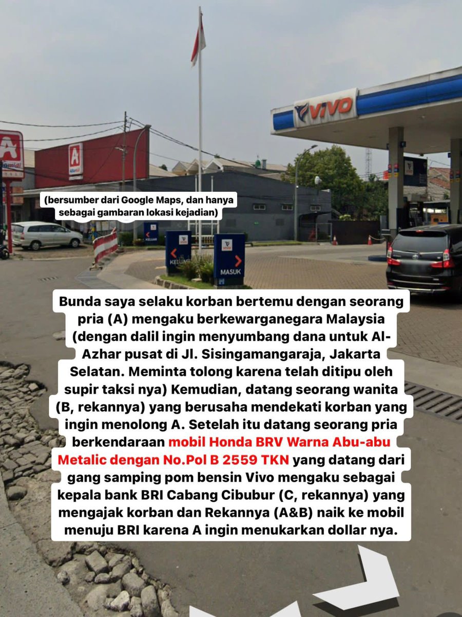 clearnightskies's tweet photo. (1) 
Selamat pagi, Teman-teman
Mau berbagi cerita, yang semoga bisa kita semua jadikan pelajaran.
Kejadian ini menimpa Tante gw dan yang gw post di sini adalah postingan sepupu gw yah

Twitter, please do your magic https://t.co/PNHB5VCNO7
