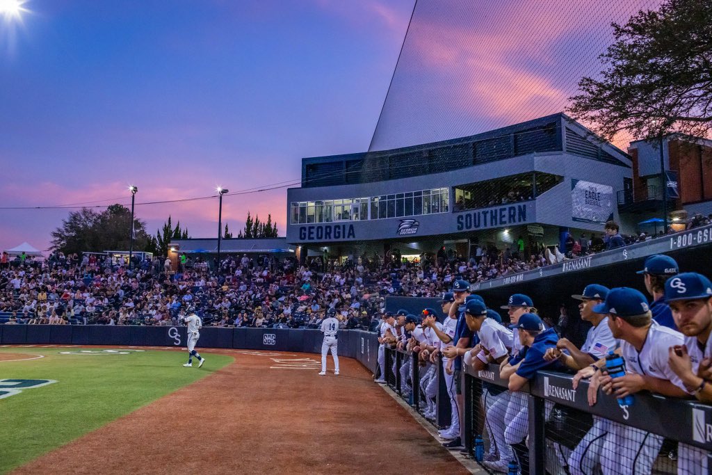 GATATinHorn's tweet photo. Which School has the best Division 1 College Baseball Stadium in Georgia? https://t.co/kD3LB1aYHD
