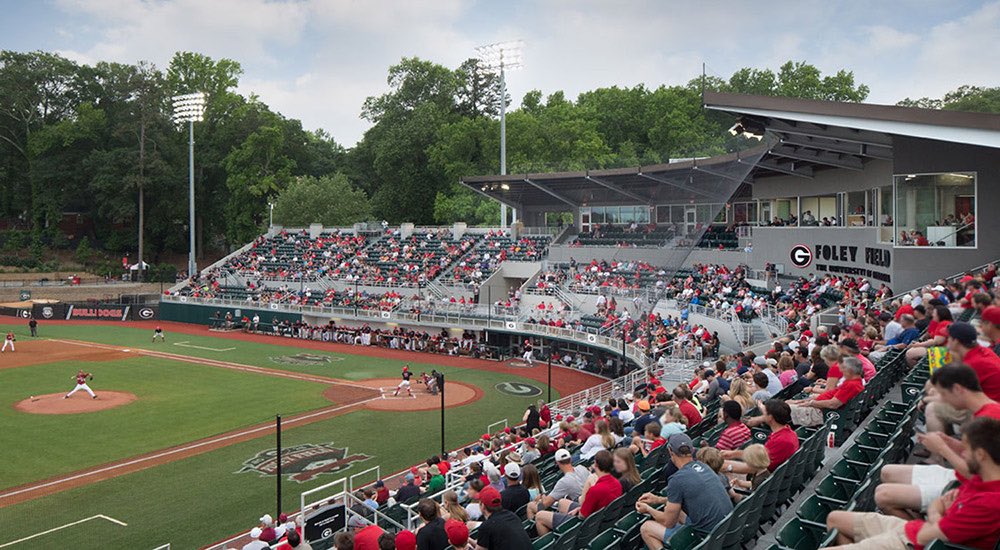 GATATinHorn's tweet photo. Which School has the best Division 1 College Baseball Stadium in Georgia? https://t.co/kD3LB1aYHD