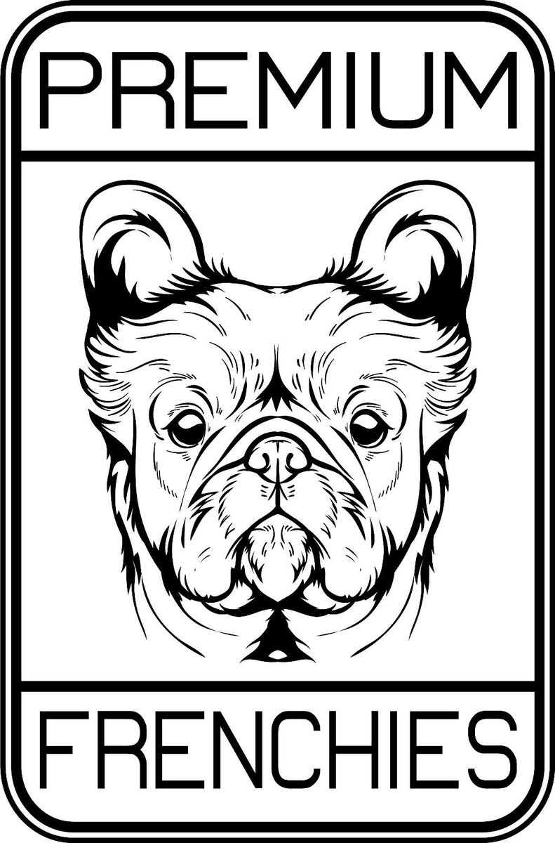 Logo for the insta @premiumfrenchies_